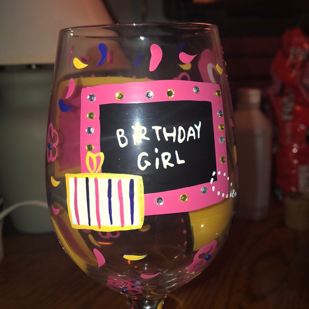 Lolita “Birthday Girl” wine glass and recipe